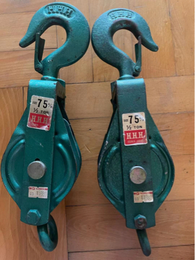 滑車２本セット