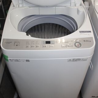 SHARP シャープ 全自動洗濯機 (ES-GE6B)18年製 6㎏☆大田区、品川区