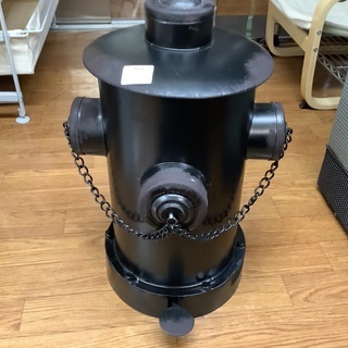【インテリアに抜群】ダストボックス ブリキ 消火栓デザイン