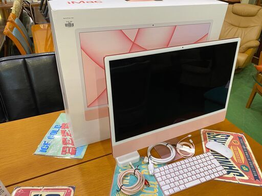 【愛品館八千代店】3か月保証Apple ２０２１年製iMac24ｲﾝﾁRetina4.5Kﾃﾞｨｽﾌﾟﾚｲﾓﾃﾞﾙ【愛八DS】