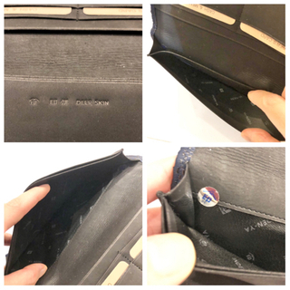 【ネット決済・配送】印傳屋　長財布　札入れ　財布　濃紺　鹿柄　新品未使用　美品　INDEN-YA 男女兼用　ネイビー　和風 Indenya long wallet notes dark navy deer skin brand new men’s lady’s unisex Japanese design