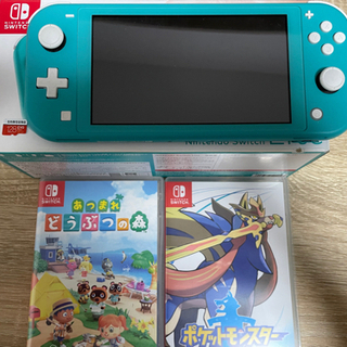 NintendoSwitchLight本体、ゲームソフト