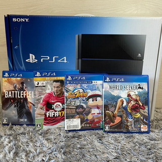 PS4とソフト4点セット