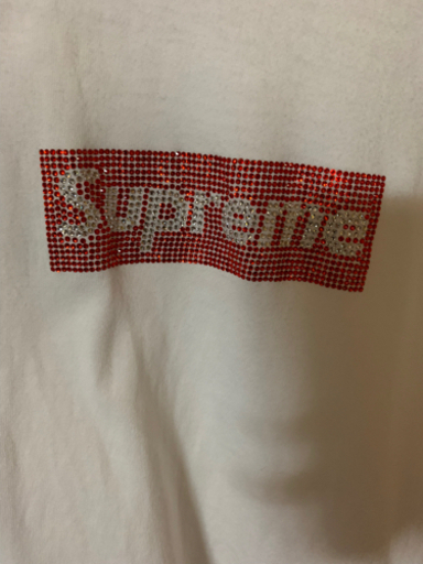 ☆ジモティー価格です☆Supreme x SWAROVSKI 25th Box Logo Tee