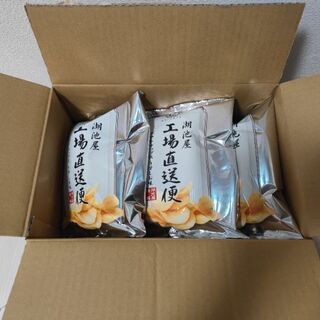 湖池屋 工場直送 ポテトチップス うすしお味（80g×6袋）