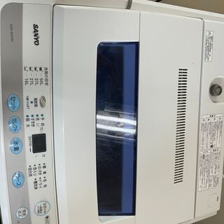洗濯機　SANYO　ASW-60D(W)
