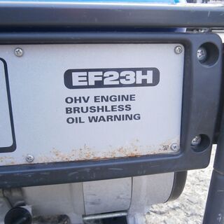 ☆中古品 ヤマハ　エンジン発電機 EF23H 60Hz 動作確認済み ☆