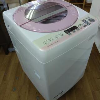 J038 早い者勝ち！6ヶ月保証☆8K洗濯機☆SHARP ES-GV80P-P 2014年製