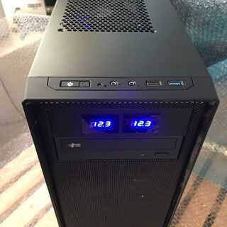 水冷ゲーミングPC 69号機 Core i7 8Core16Thread M.2SSD HDDx2