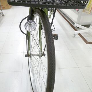 26インチ モスグリーン ママチャリ カギ付 リアキャリア付 Takeda