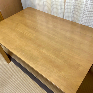【ネット決済】天然木　ローテーブル　長さ120cm高さ37cm