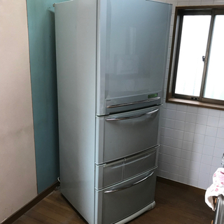 製氷可 東芝ノンフロン冷凍冷蔵庫　GR-NF465G　2004年...