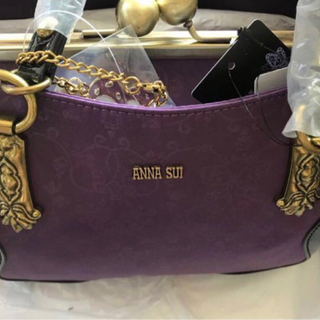 ANNA SUI 鬼滅の刃　バック　胡蝶しのぶ 鬼滅の刃：人気のANNA SUIコラボバッグ 早くも2次受注 パープル