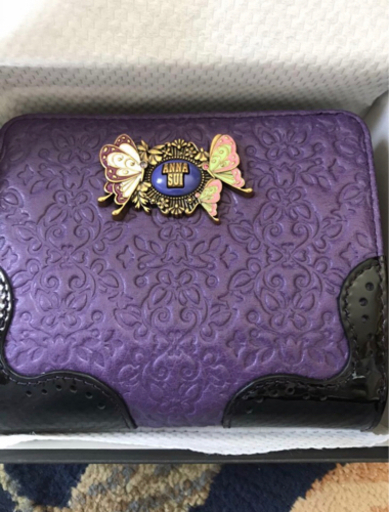 鬼滅の刃 ANNA SUI 財布 折りたたみ 胡蝶しのぶ | vaisand.com