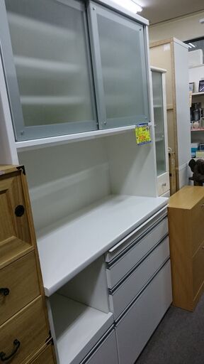 （ソフトクローズタイプの）松田家具　2面レンジボード　高く買取るゾウ八幡東店