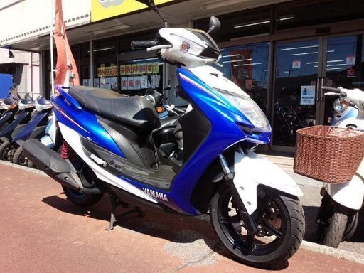 NO.3894　シグナス１２５ＸＳＲ　ＳＥＡ５Ｊモデル　４サイクル　ＦＩ車　ブルー＆ホワイト　☆彡