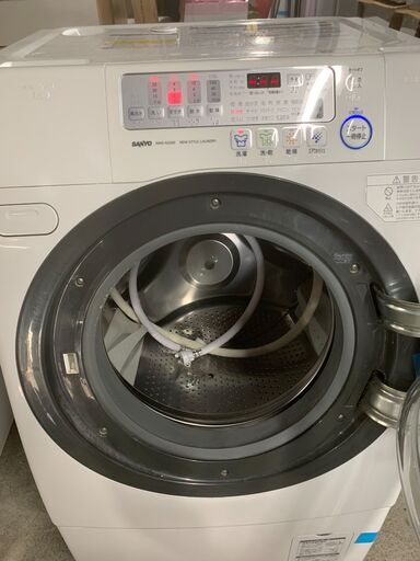 SANYO ドラム式洗濯機 AWD-AQ350-R(W)2009年製 通電確認済み 早い