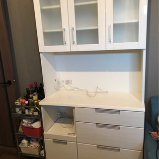 ニトリ 木目調食器棚