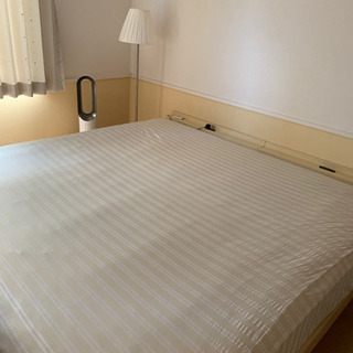 20年8月頃購入総額約6.5万ワイドキングサイズベッド1式(シングルベッド×2、マットレス×2、シーツ、敷パッド)