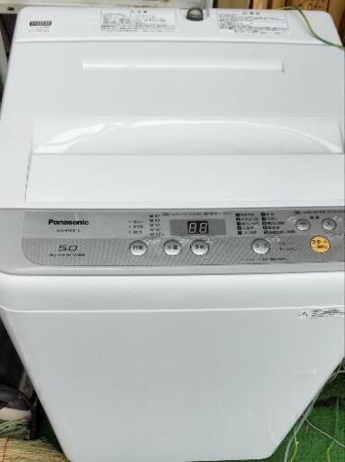 洗濯機　５キロ　２０１８年　きれい　パナソニック　NA-F50B11 使用少　桑名市