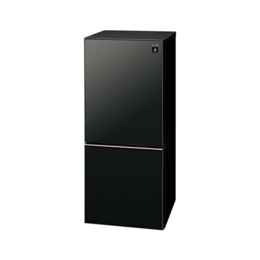 SHARP 冷凍冷蔵庫　SJ-GD14D-B (ピュアブラック)【５年保証期間内】