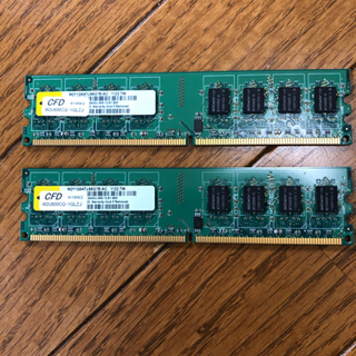 【動作品】CFD DDR2 1GB 2枚セット 2R×8 PC2...