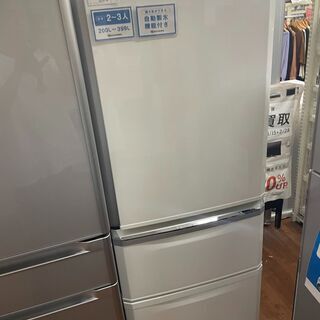 ミツビシ　3ドア冷蔵庫　MR-C34A　2017年製　３３５L　