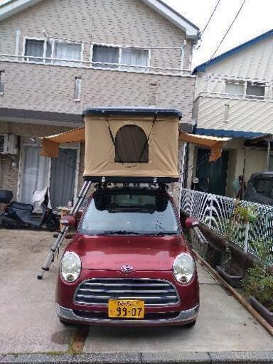 ルーフテント軽自動車ミラジーノお貸ししますキャンプ車中泊コロナ隔離などいろんな使い方できます たけお 羽沢横浜国大の貸したいの助け合い ジモティー