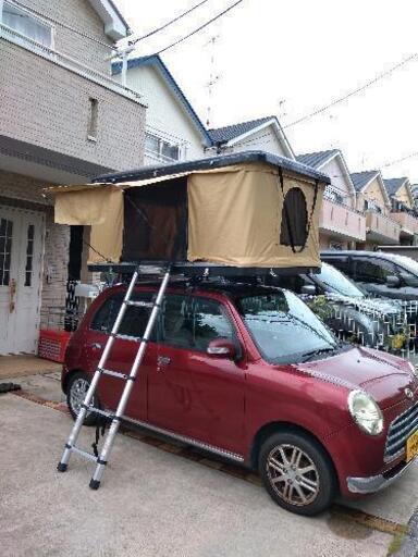 ルーフテント軽自動車ミラジーノお貸ししますキャンプ車中泊コロナ隔離などいろんな使い方できます たけお 羽沢横浜国大の貸したいの助け合い ジモティー