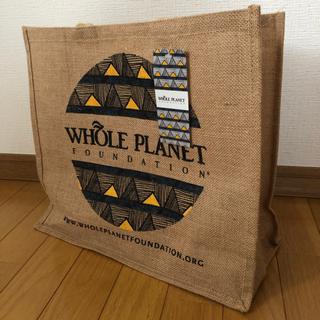 【ネット決済】ホールフーズ　WHOLE FOODS エコバッグ　麻