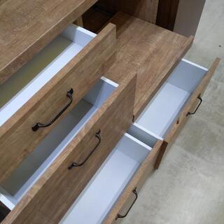 3面レンジボード 食器棚 100×43×182cm 0809-01