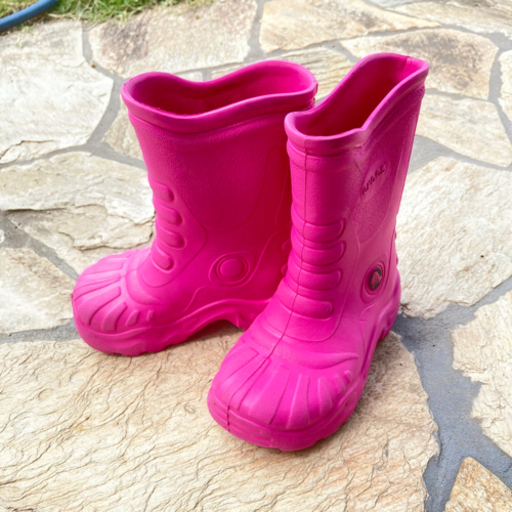 値下げ Crocs クロックス長靴ピンクk8 9 かず 豊郷のキッズ用品 子供用シューズ の中古あげます 譲ります ジモティーで不用品の処分