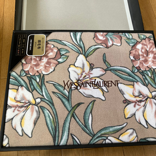 イブサンローラン YVESSAINTLAURENT 綿毛布 ギフト