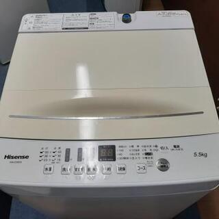 【ネット決済】【2020年製】 洗濯機 5.5kg 名古屋市内や...