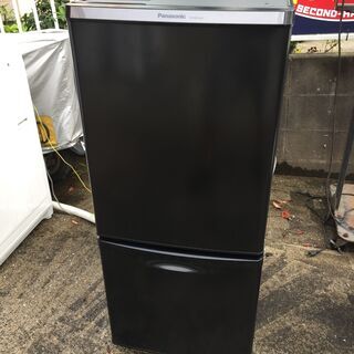 パナソニック ノンフロン冷凍冷蔵庫 NR-BW14AC-K 138L 2018年製 2ドア