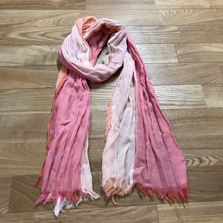 スカーフ　ピンク