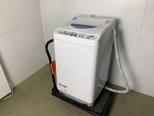 (210809)　SHARP/シャープ　電気洗濯乾燥機　ES-TG55L-A　5.5㎏　2014年製　洗濯機