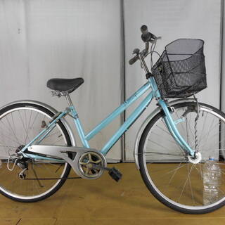 ☆8500円☆ 中古自転車 a 879【26インチ シティサイクル 6段 LEDオート