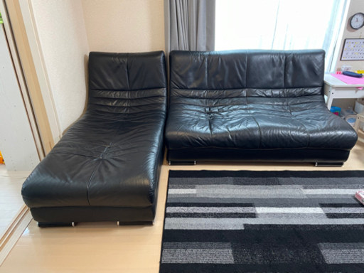 ニトリ　ソファー　合皮