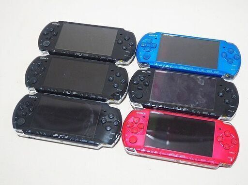 【苫小牧バナナ】ジャンク!!!SONY/ソニー PSP3000 プレイステーションポータブル まとめ売り 6台セット 現状渡し 部品取りに