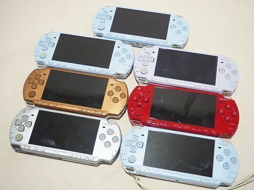 【苫小牧バナナ】ジャンク!!!SONY/ソニー PSP2000 プレイステーションポータブル まとめ売り 7台セット 現状渡し 部品取りに♪