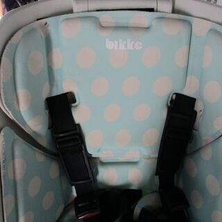 ★18000円★ 中古自転車 B421　ブリヂストン　ビッケ2　ホワイト　前乗せ付き　【20インチ 】