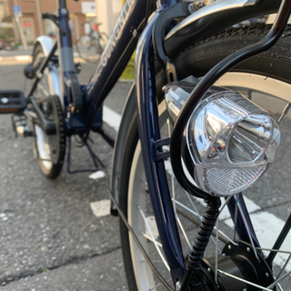 折りたたみ自転車　20インチ　ネイビー