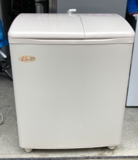 【RKGSE-566】特価！日立/4.5kg/2層式洗濯機/PS-H45L/中古品/2021年製/当社より近隣地域無料配達