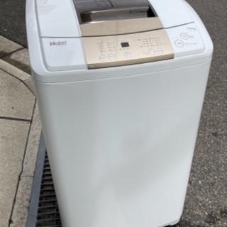 【RKGSE-567】特価！ハイアール/Haier/7kg/全自動洗濯機/JW-K70M/中古/2018年製/当社より近隣地域無料配達 RKGSE-567】特価！ハイアール/Haier/7kg/全自動洗濯機/JW-K70M/中古