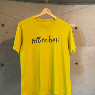 【ネット決済】Tシャツ イエロー mont-bell