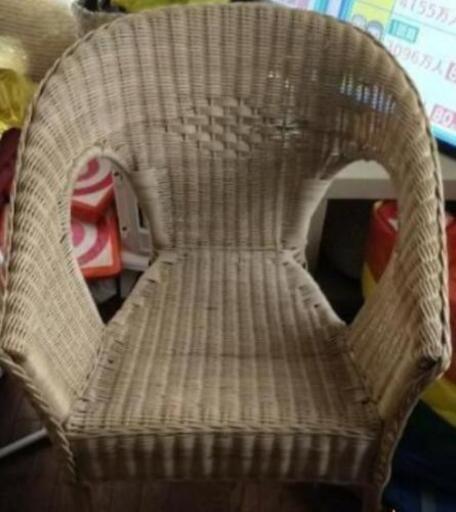 【超人気‼️】美品‼️人気‼️ひとつしかありません‼️早い者勝ちです‼️人気のおしゃれラタンチェア 籐の椅子 [ネット決済]