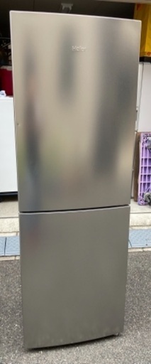 【RKGRE-702】特価！ハイアール/270L 2ドア冷凍冷蔵庫/JR-NF270A/中古品/2018年製/当社より近隣無料配達！