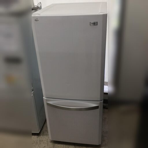 J614 6か月保証付き！ Haier ハイアール ノンフロン 2ドア冷凍冷蔵庫 JR-NF140K 138L ホワイト 2016年製 クリーニング 動作確認済み