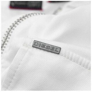 新品　未使用　そのほかも色々激安にて、出品してます！！■DIESEL ディーゼル メンズ■薄手 ジップアップ スウェットデニム ジョグジーンズ パーカー フーデッドジャケット【J-DAN-NE】【サイズXL】【ホワイト】die-m-o-b4-668 《メーカー希望小売価格52,800円》